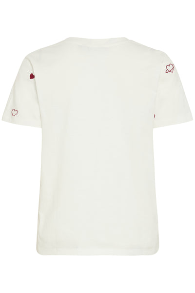 IhCamino Embroidered Hearts Tee