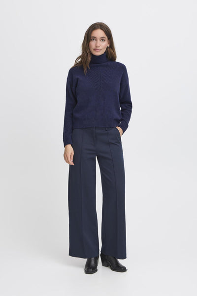 IhDasila long sleeve Pullover in Patriot Blue