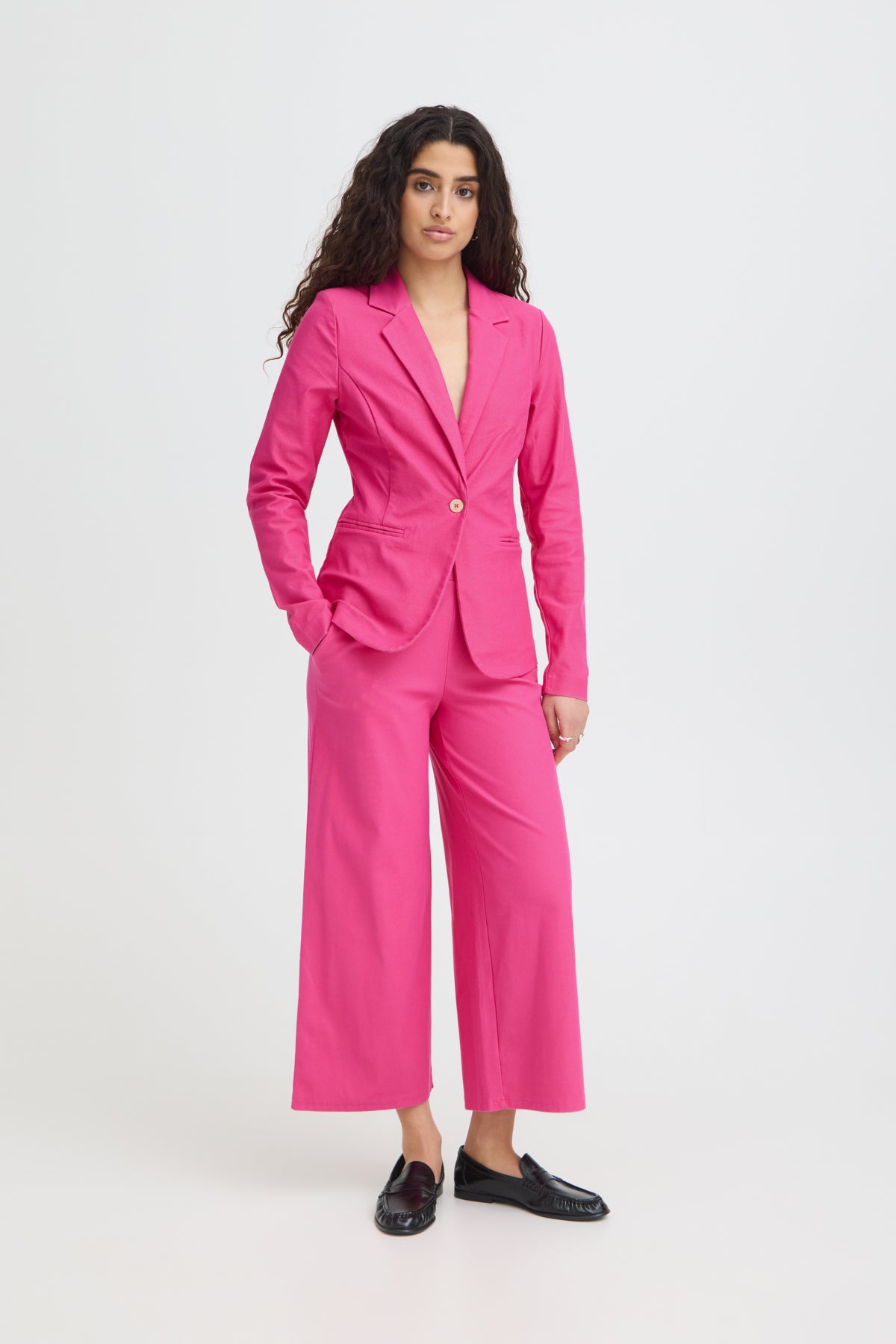 IhKate Denim Pants in Very Berry