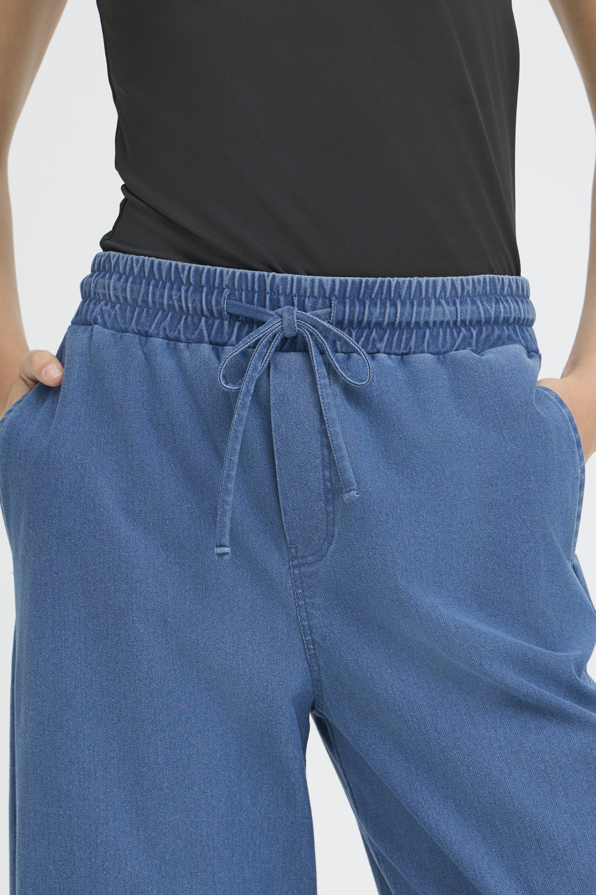 IhKate Denim Pants in Medium Blue