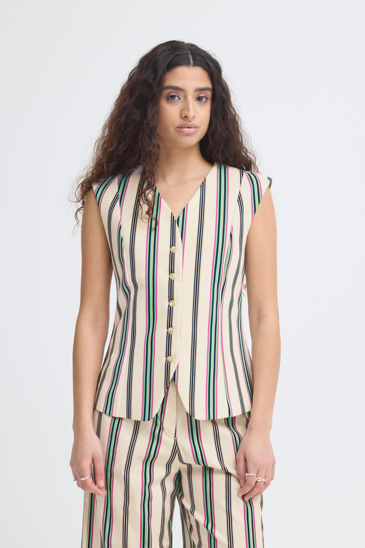 IhKate Print Waistcoat