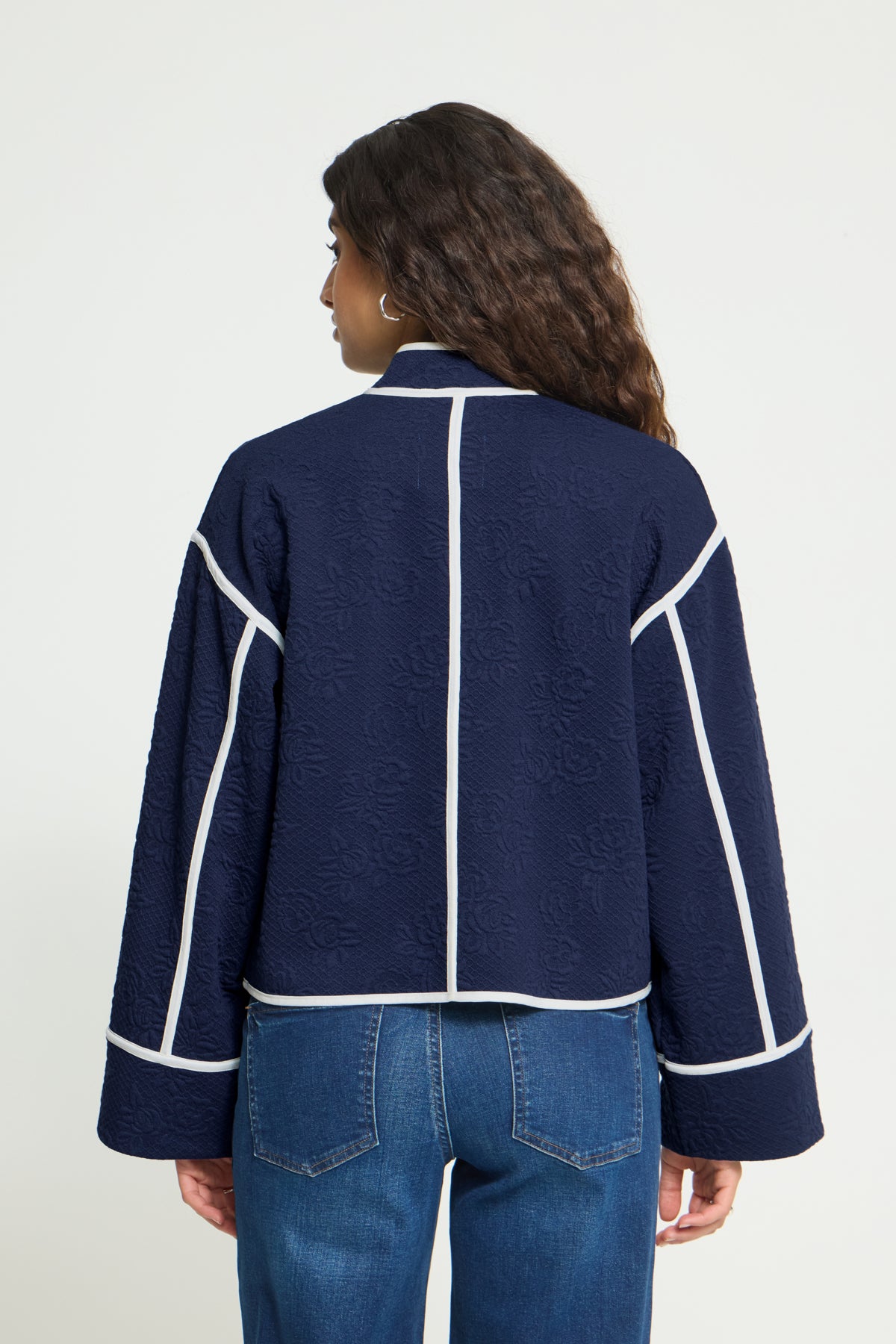 IhKate Quilted Jacket in Maritime Blue