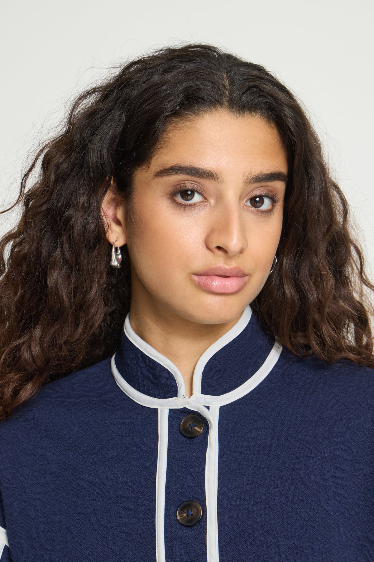 IhKate Quilted Jacket in Maritime Blue