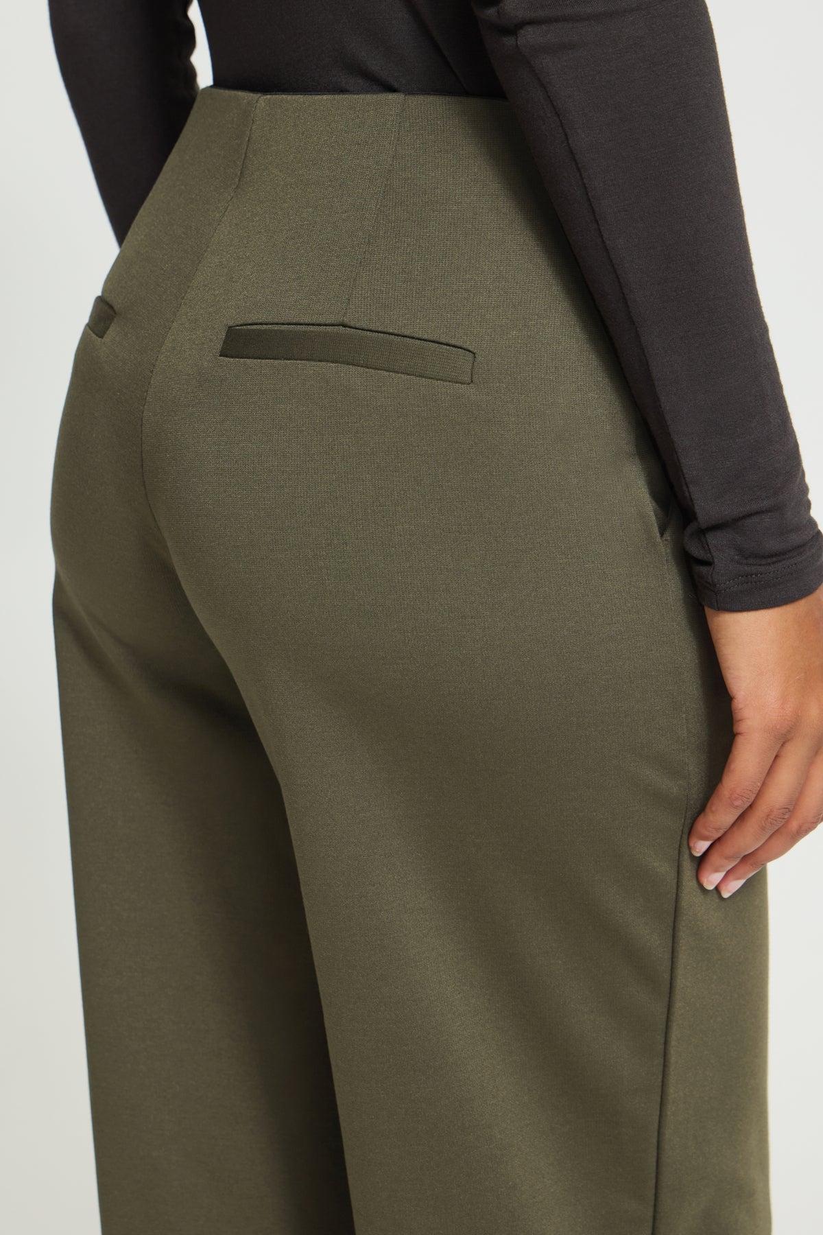 IhKate Wide Leg Trousers in Forest Night