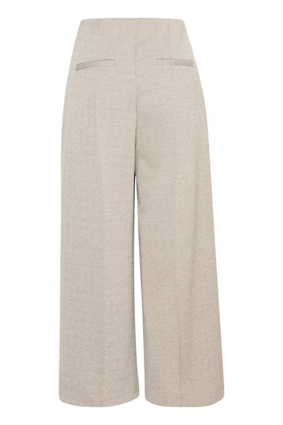 IhKate Jacquard Cropped Wide Pants