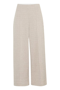 IhKate Jacquard Cropped Wide Pants
