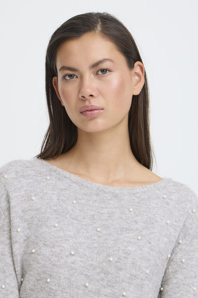 IhMacon long sleeve Pullover in Grey