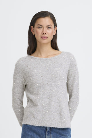 IhMacon long sleeve Pullover in Grey