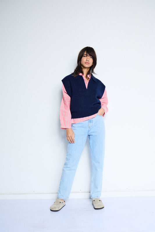 IhPovoke Waistcoat in Blueprint