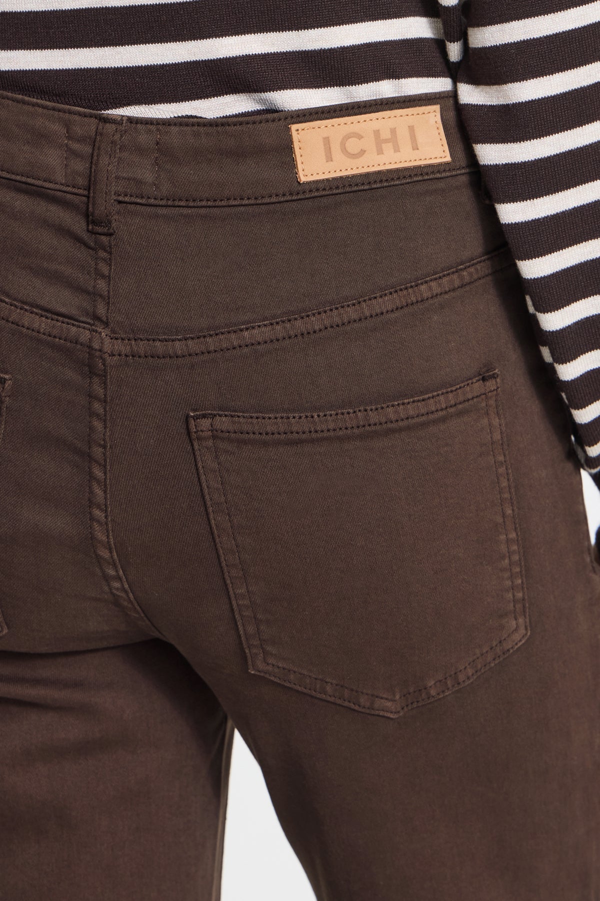 IhZiggy Raven Jeans in Coffee Bean