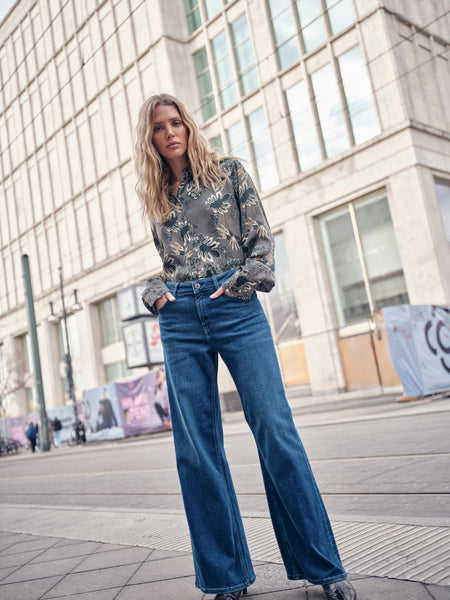 MMDara Hera Jeans in Deep Blue