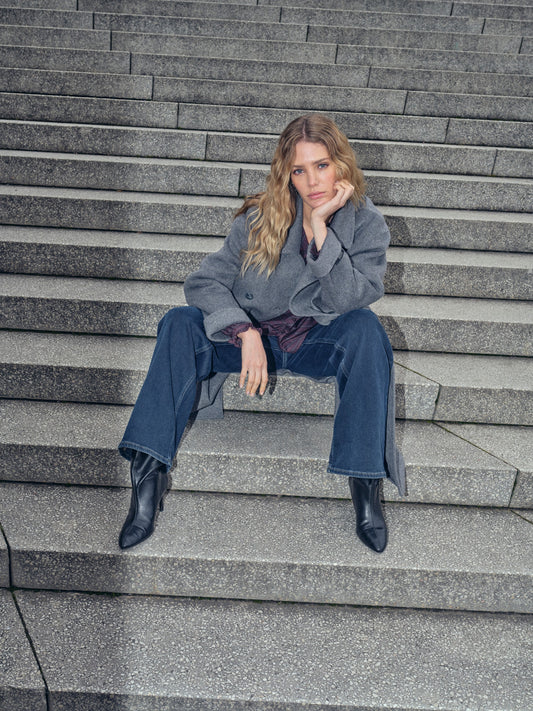 MMDara Hera Jeans in Deep Blue