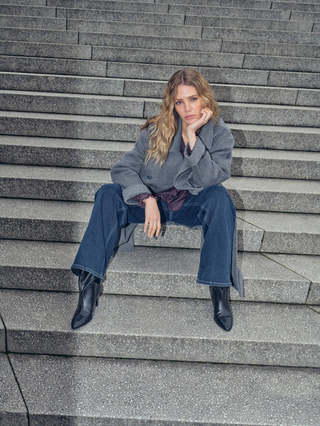 MMDara Hera Jeans in Deep Blue