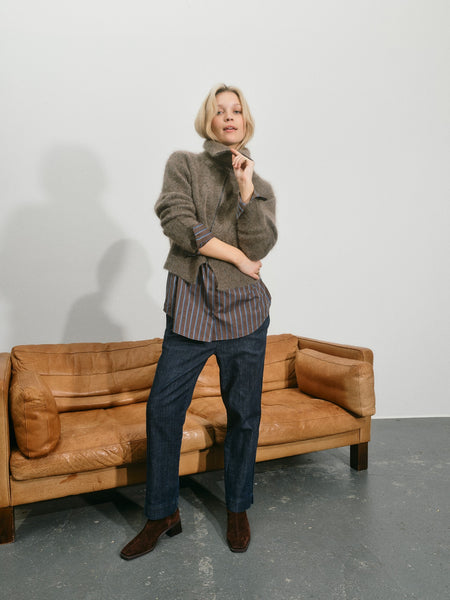 MMHulda Knit Zip Cardigan