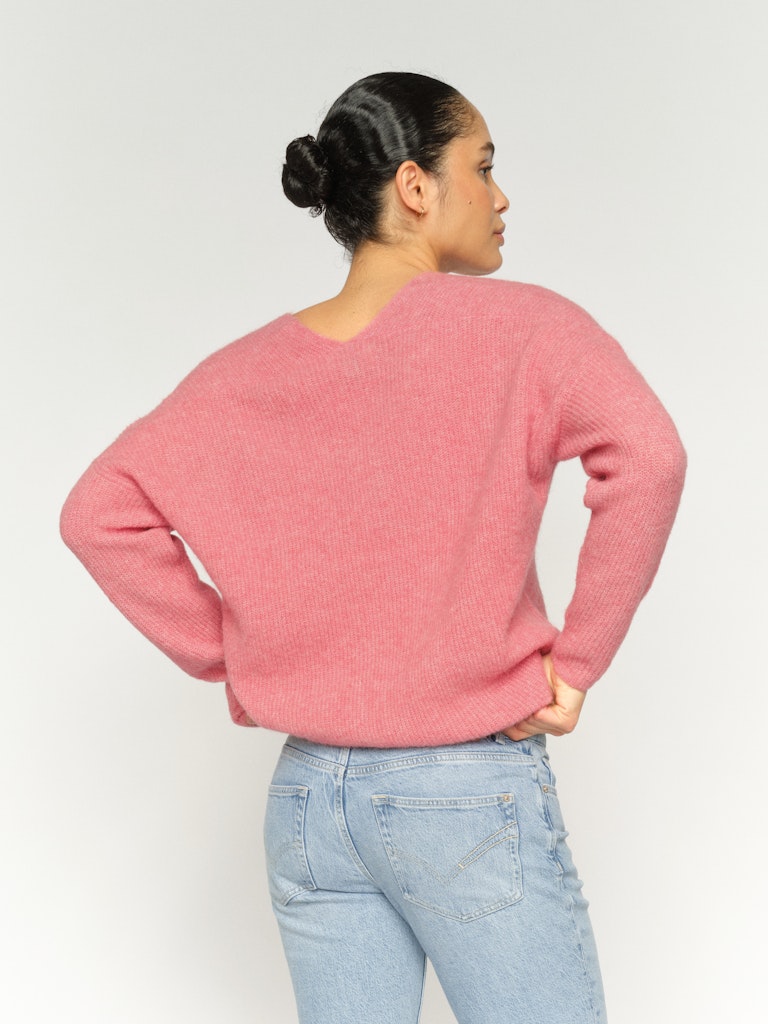 MMThora V-Neck Knit in Dusty Rose
