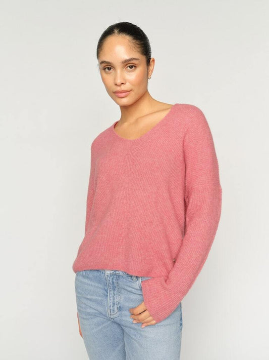 MMThora V-Neck Knit in Dusty Rose