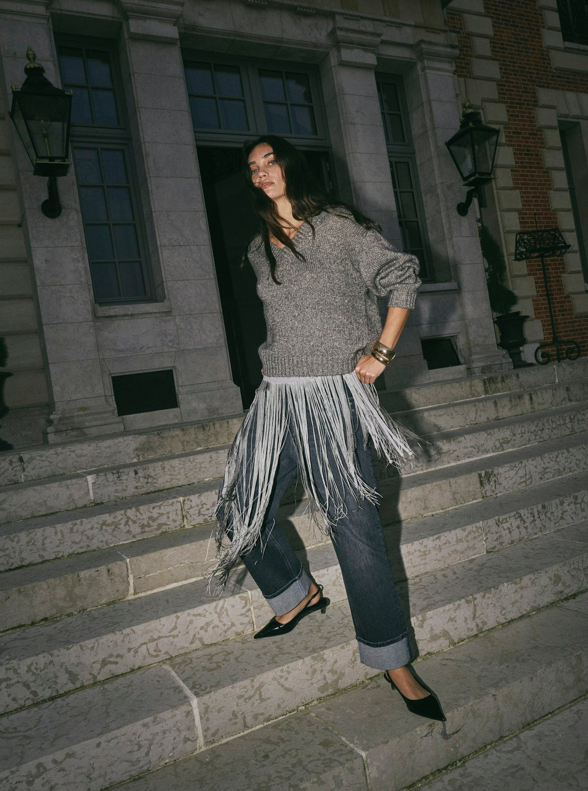 MMWelma Glam V-neck Knit