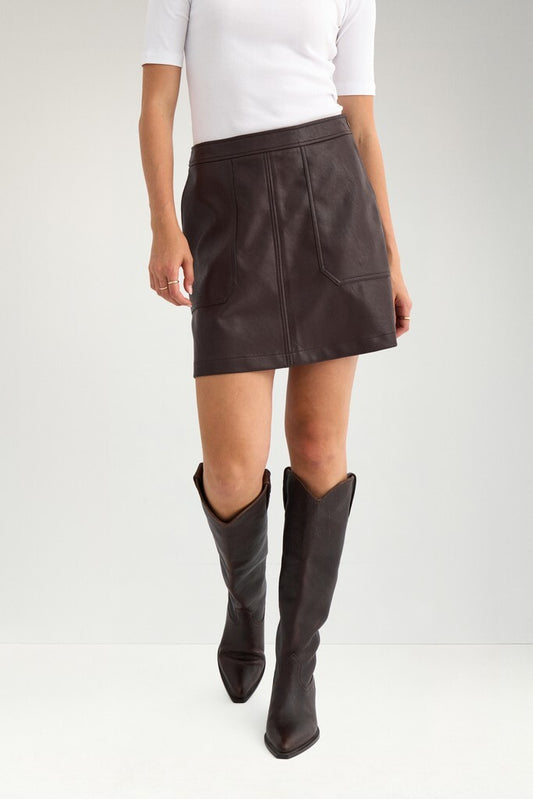 NuCilli PU Mini Skirt