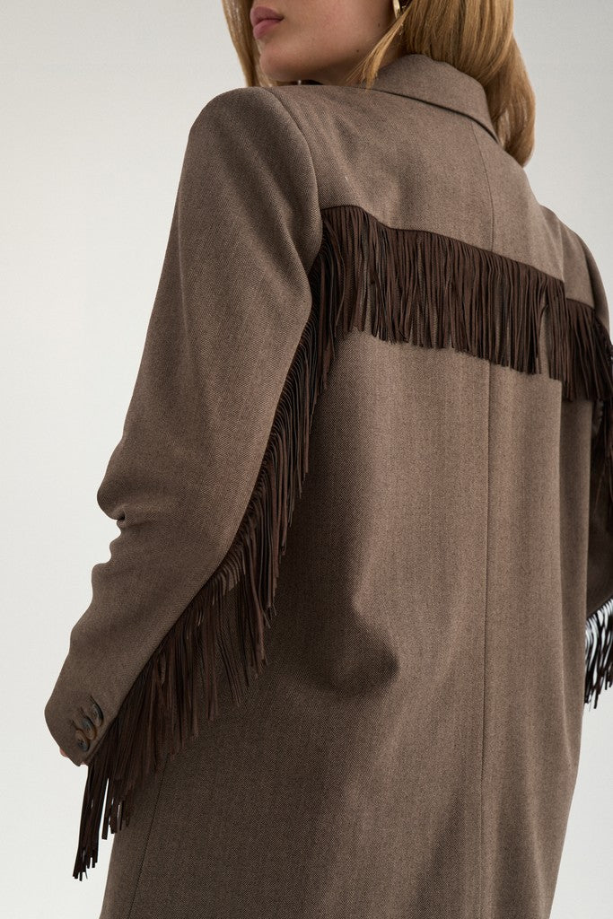 NuLippa Fringe Blazer