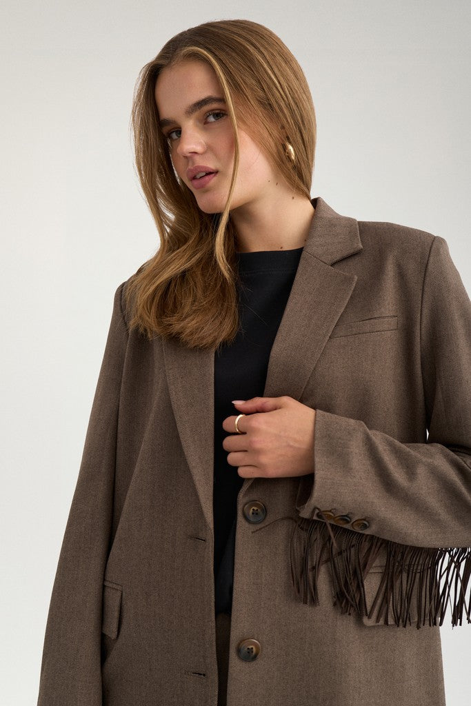 NuLippa Fringe Blazer