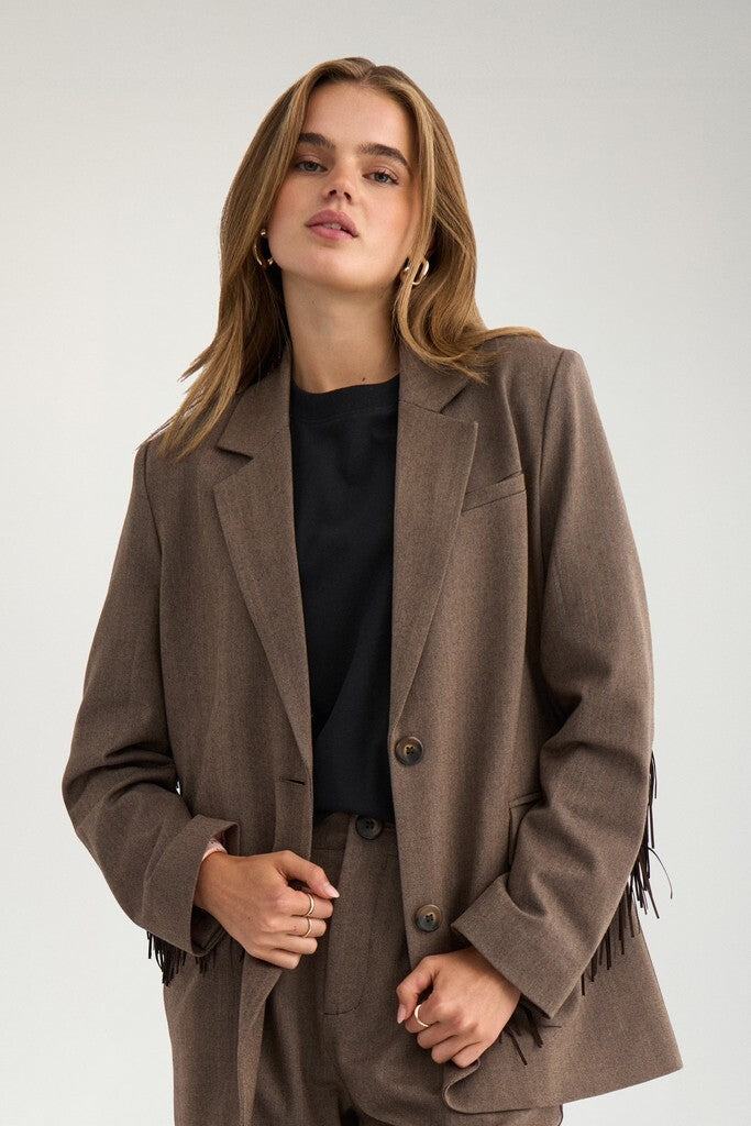 NuLippa Fringe Blazer