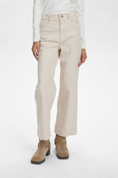 NuLulu Cropped Pants in Grey Morn