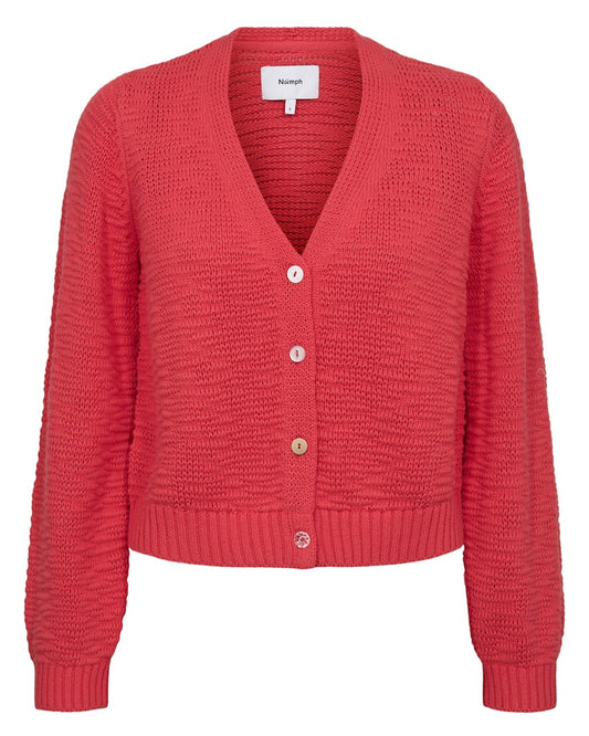 NuMirna Cropped Cardigan in Cayenne