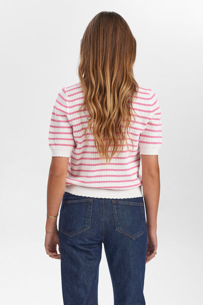 NuNicole Pullover - GOTS in Pink Carnation