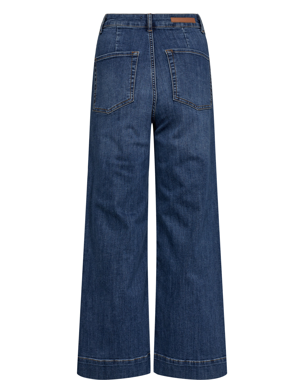 NuParis Cropped Jeans in Medium Blue