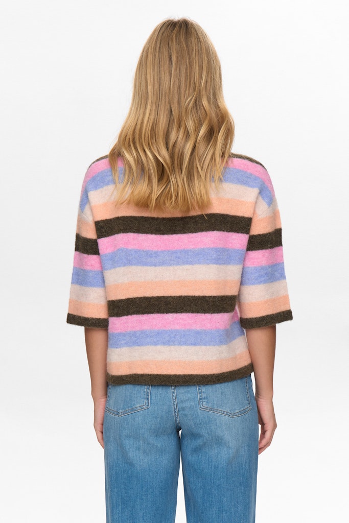 NuRiette Stripy short sleeve Pullover