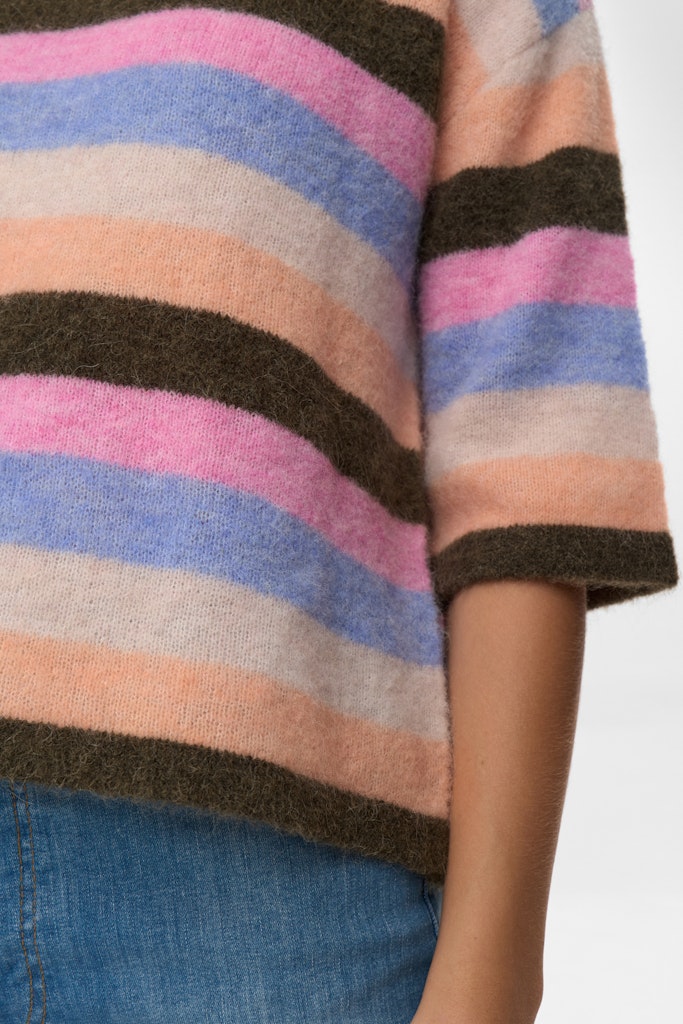 NuRiette Stripy short sleeve Pullover