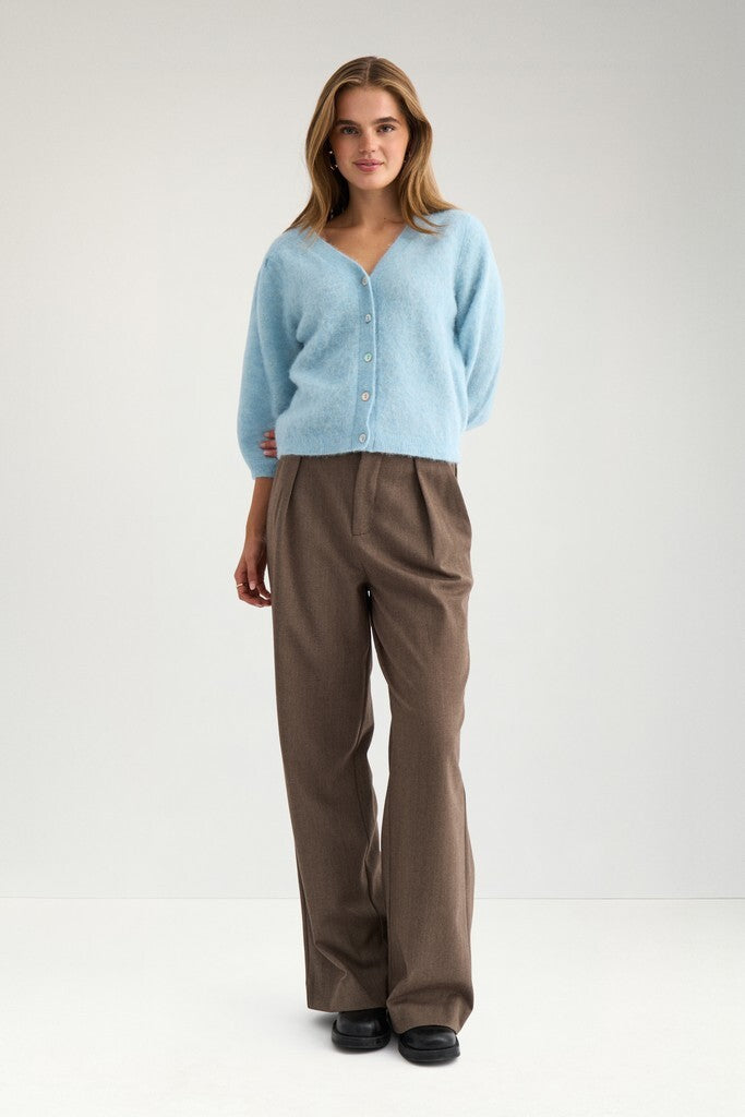 NuSuri Brushed Short Sleeve Cardigan