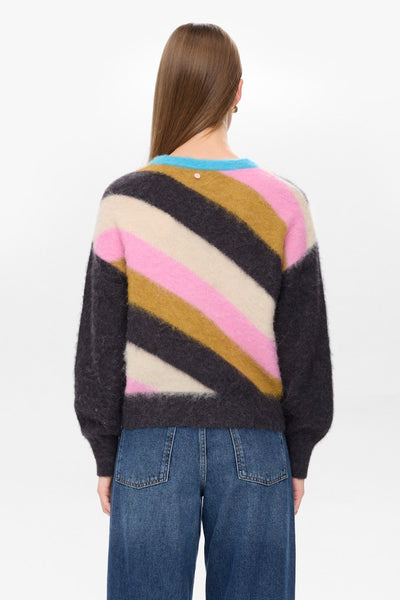 NuSuri Multi Stripe Pullover