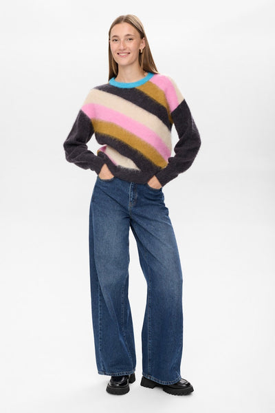 NuSuri Multi Stripe Pullover