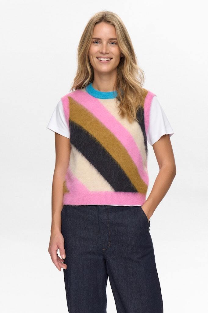 NuSuri Multi Stripe Vest