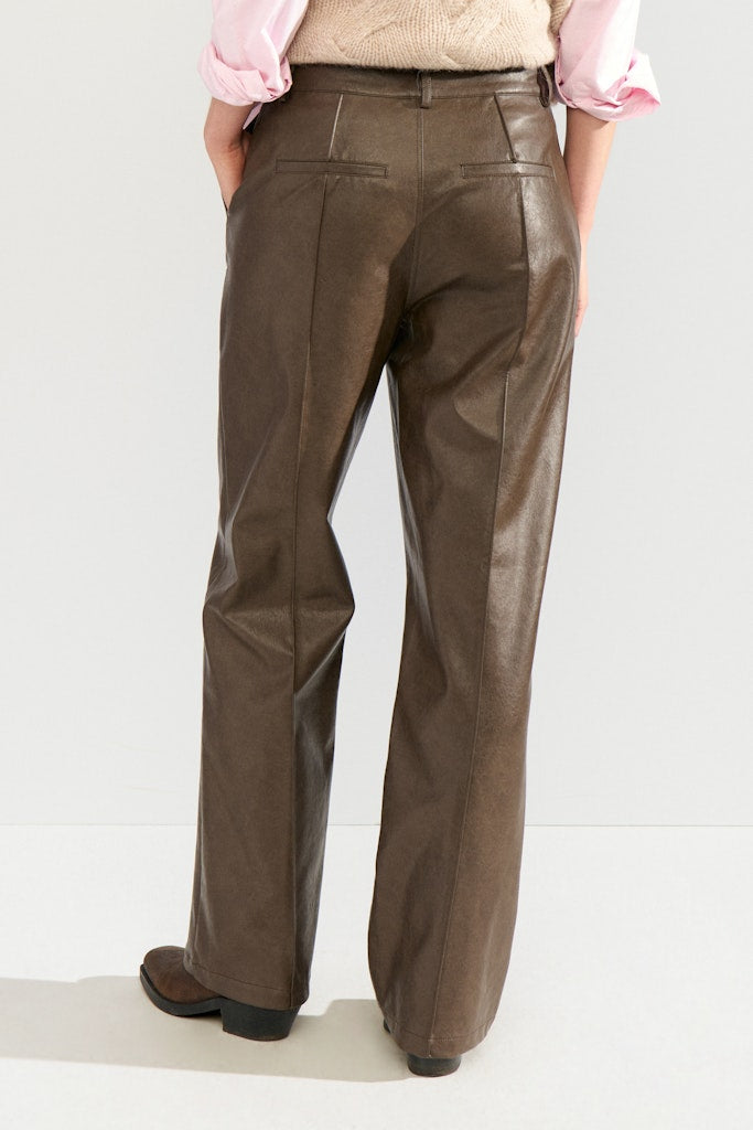 NuDorith Straight PU Pants