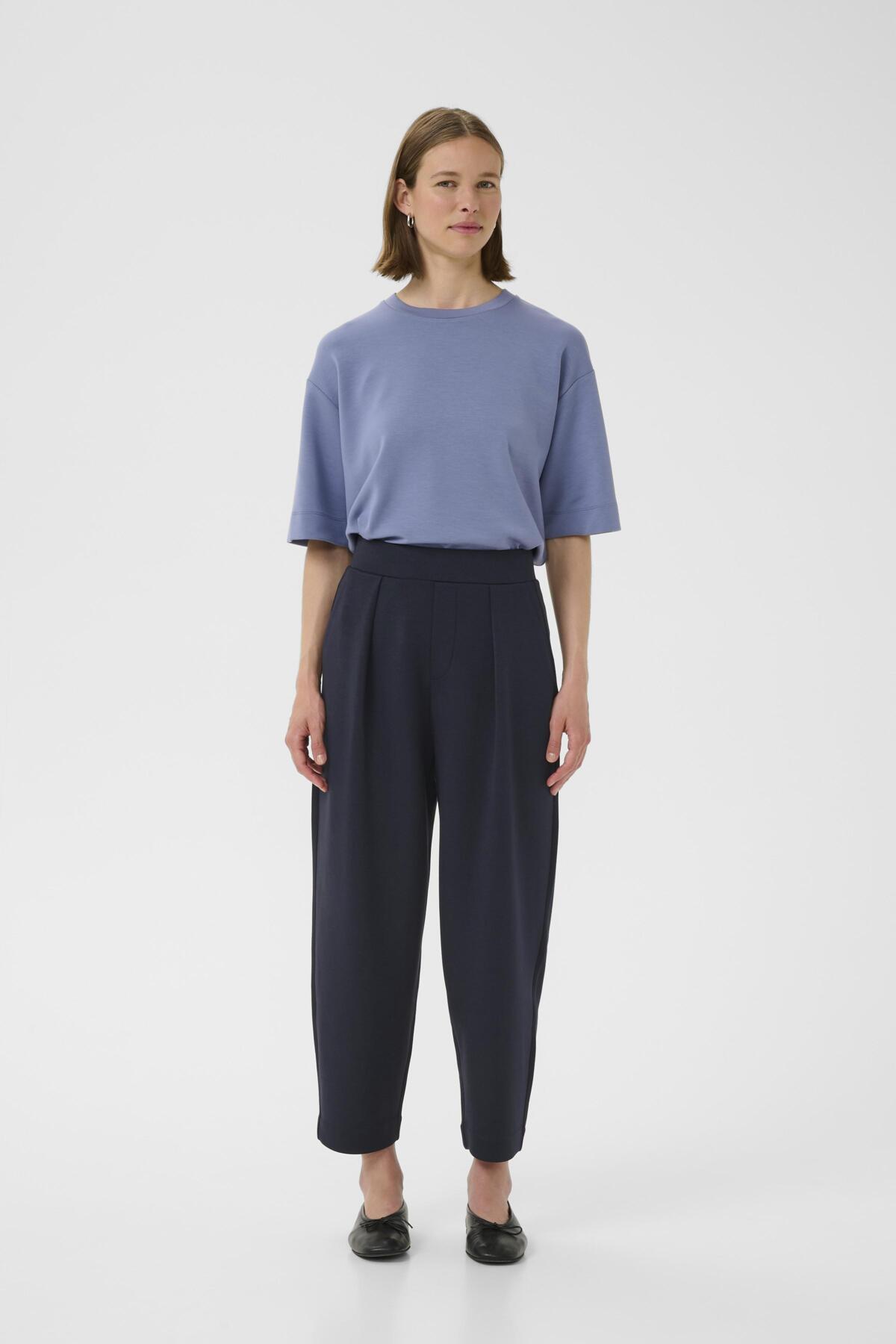 PannieIW Trousers in Marine Blue