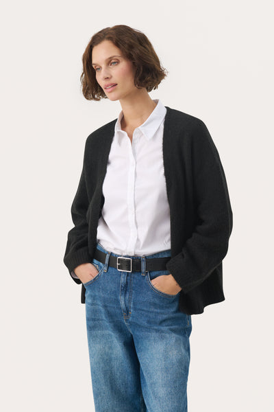 RastinaPW Cardigan in Black