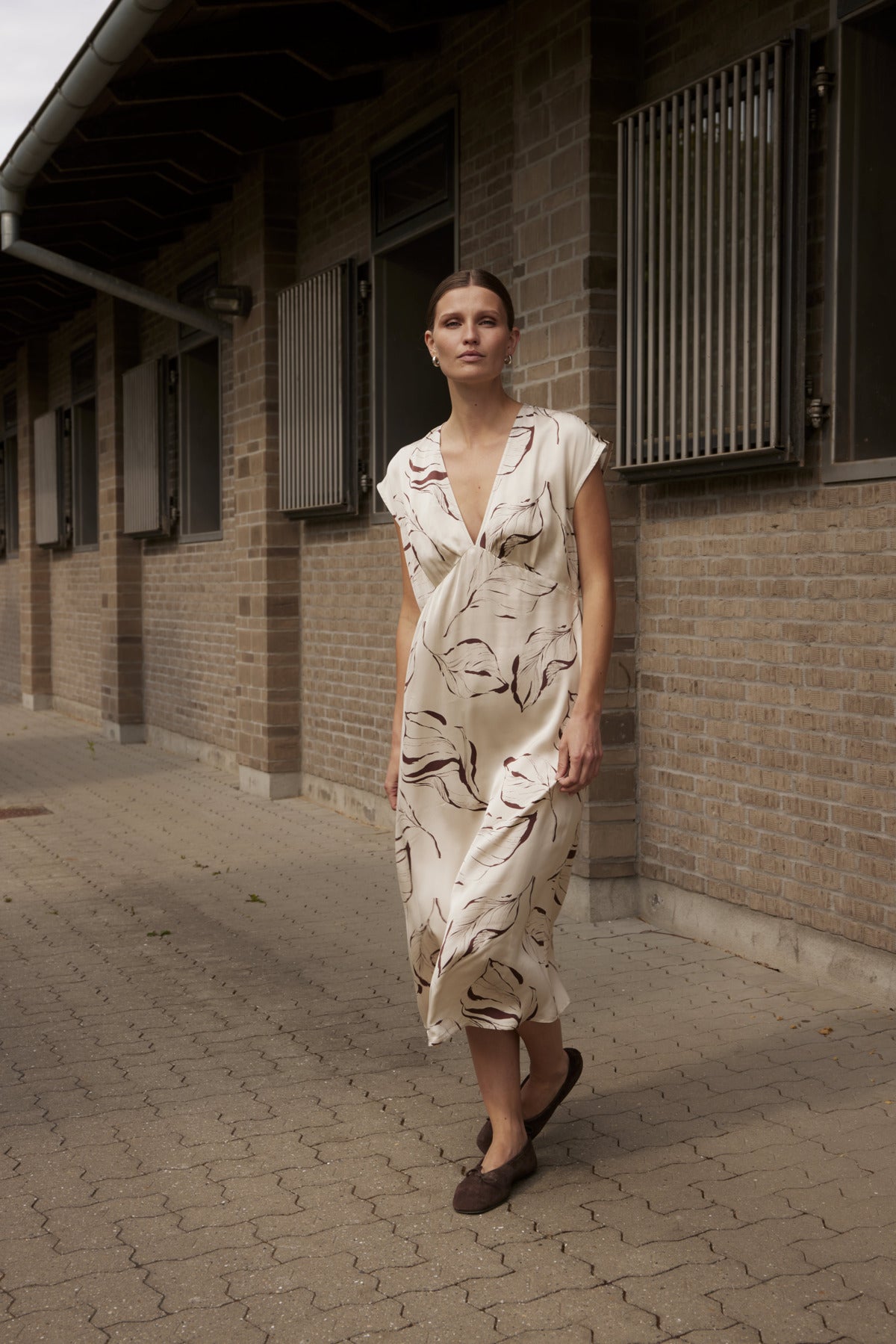 SLClero Midi Printed Dress