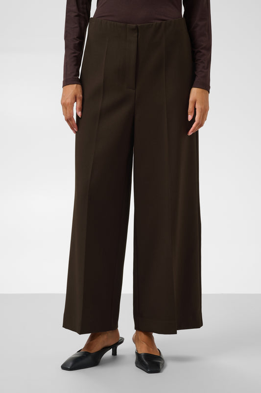 SLCorinne Wide Leg Cropped Pants in Mole