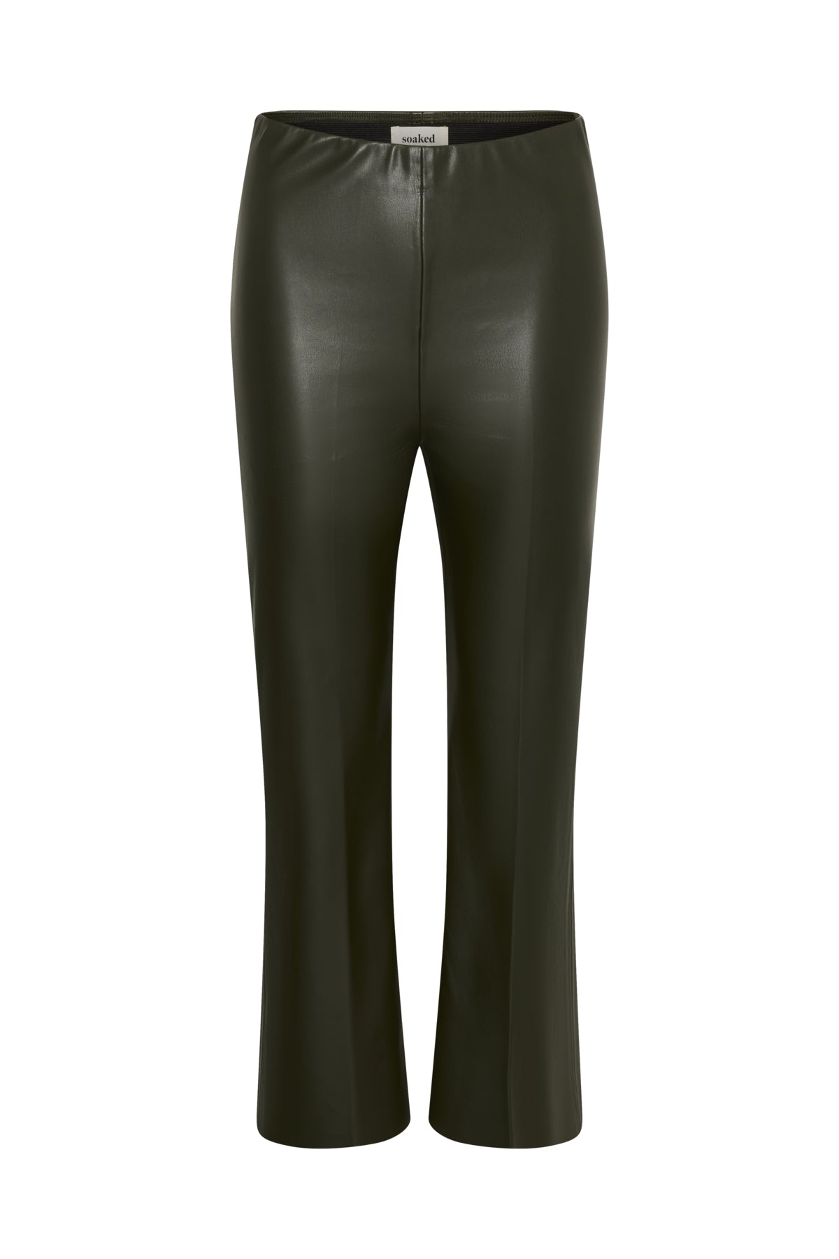 SLKaylee PU Kickflare Pants in Rosin
