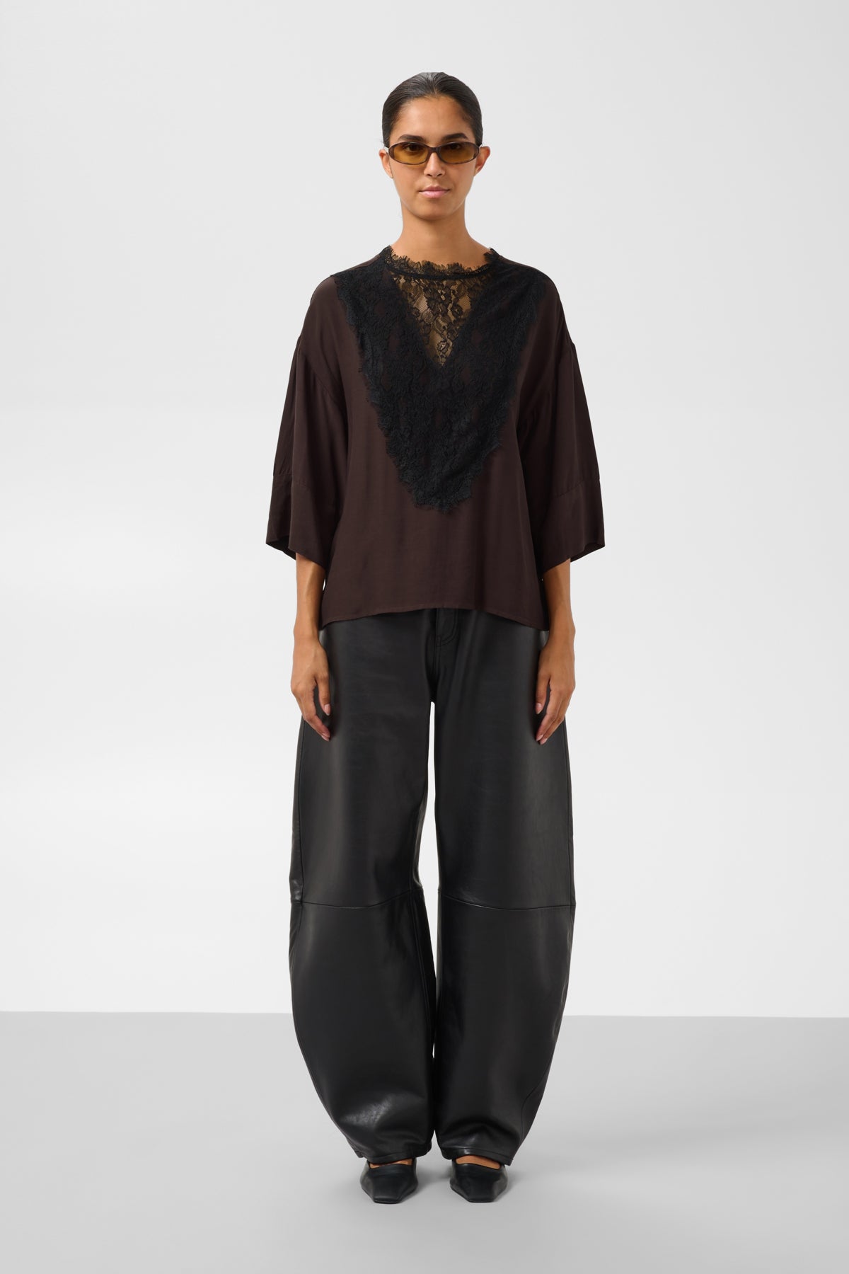SLLantana Blouse with Lace Insert