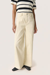 SLSandja Plain Vanesa Pants in Sandshell