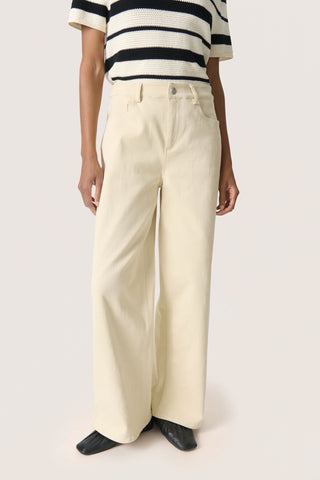 SLSandja Plain Vanesa Pants in Sandshell