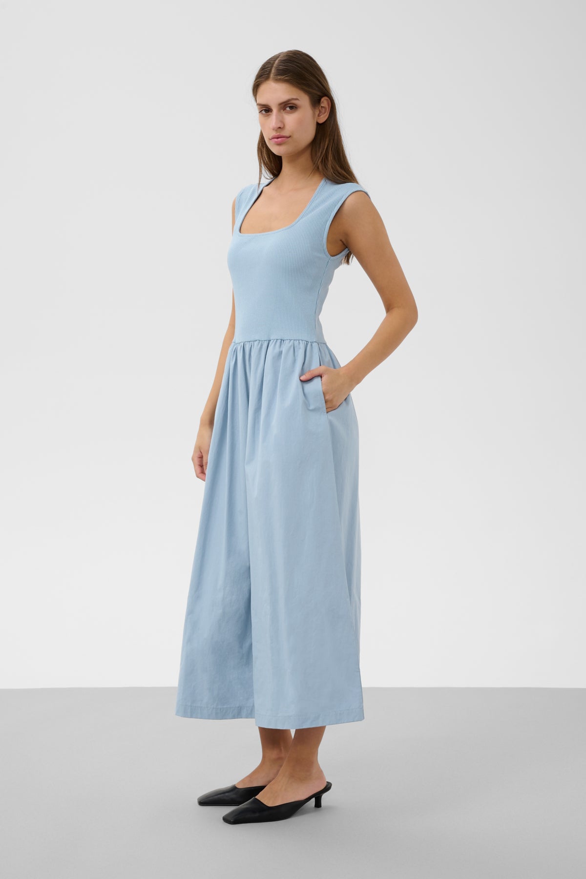 SLSimone Phoebe Dress in Ashley Blue