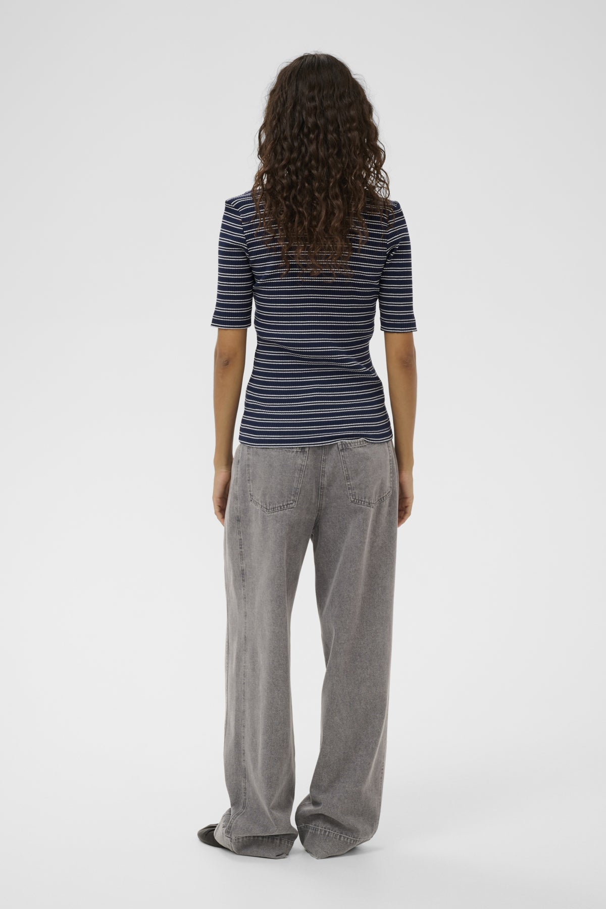 SLSimone Striped Tee in India Ink