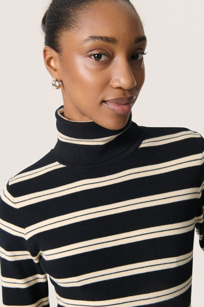 SLSpina Striped Rollneck