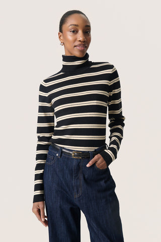 SLSpina Striped Rollneck