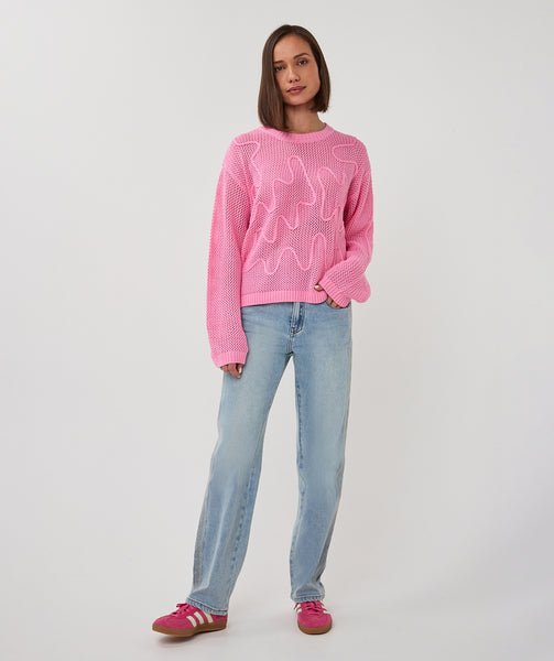 02032 3D Tapes Sweater