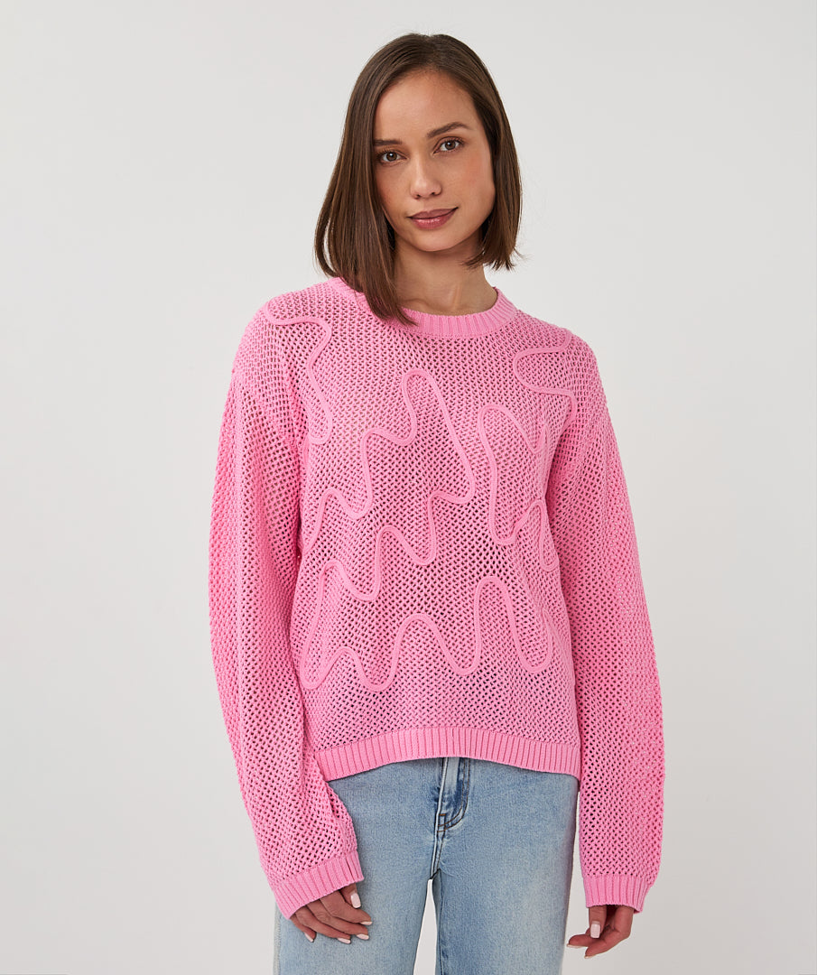 02032 3D Tapes Sweater